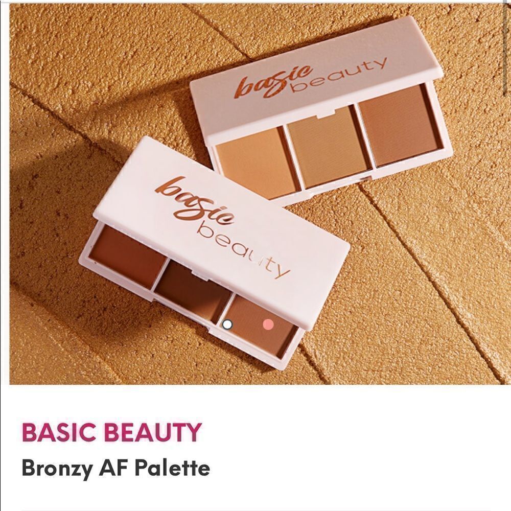 BASIC BEAUTY Bronzy AF Palette NEW Ipsy bag
